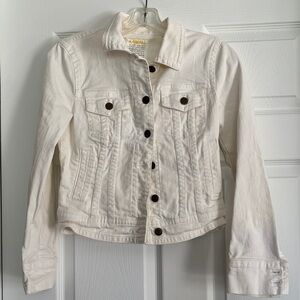 J. Crew Off-White Denim Jacket